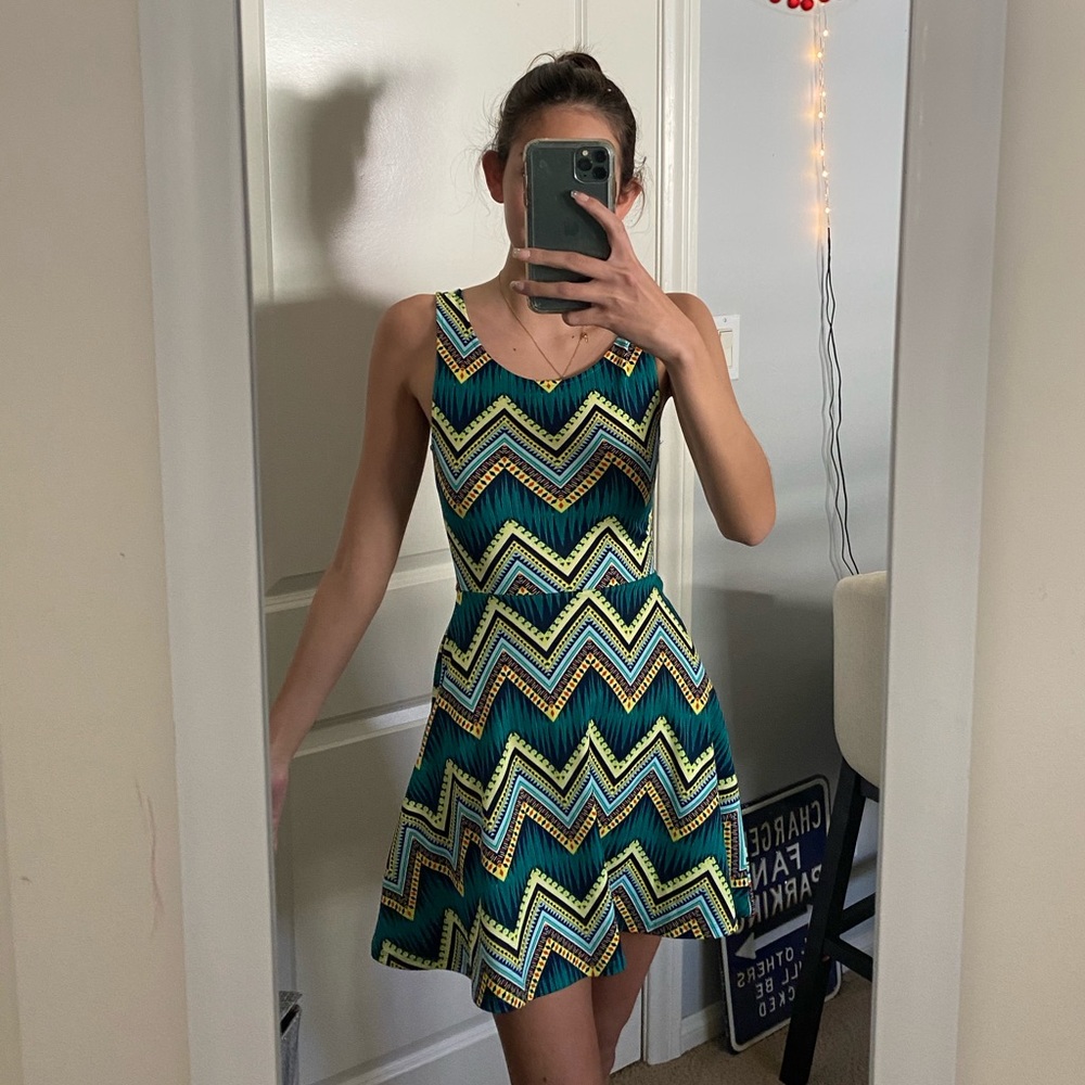 H&M Print Skater Dress